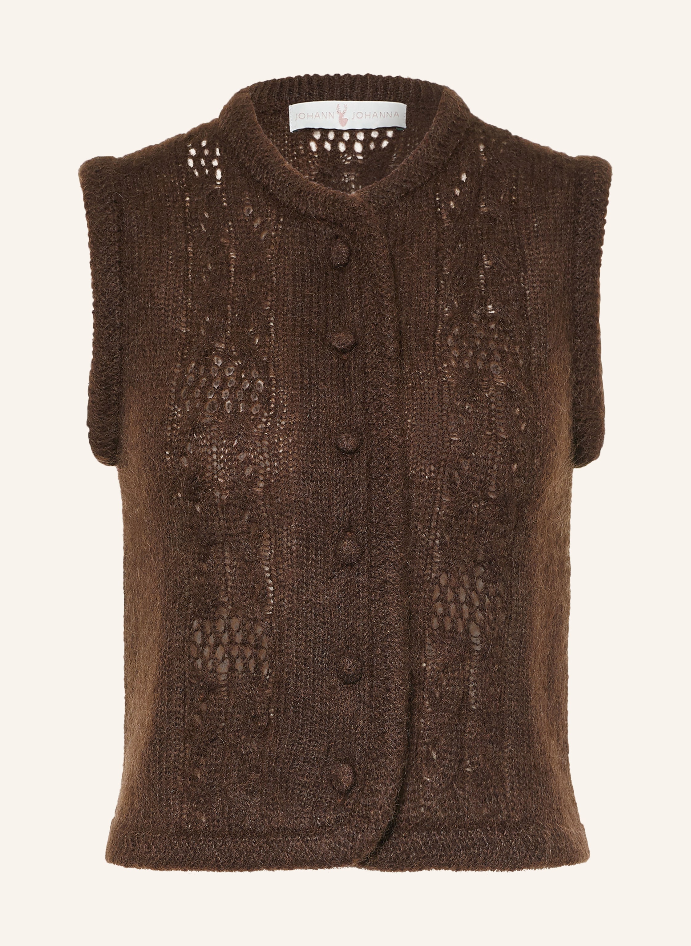 Johann & Johanna Strickweste mit Mohair