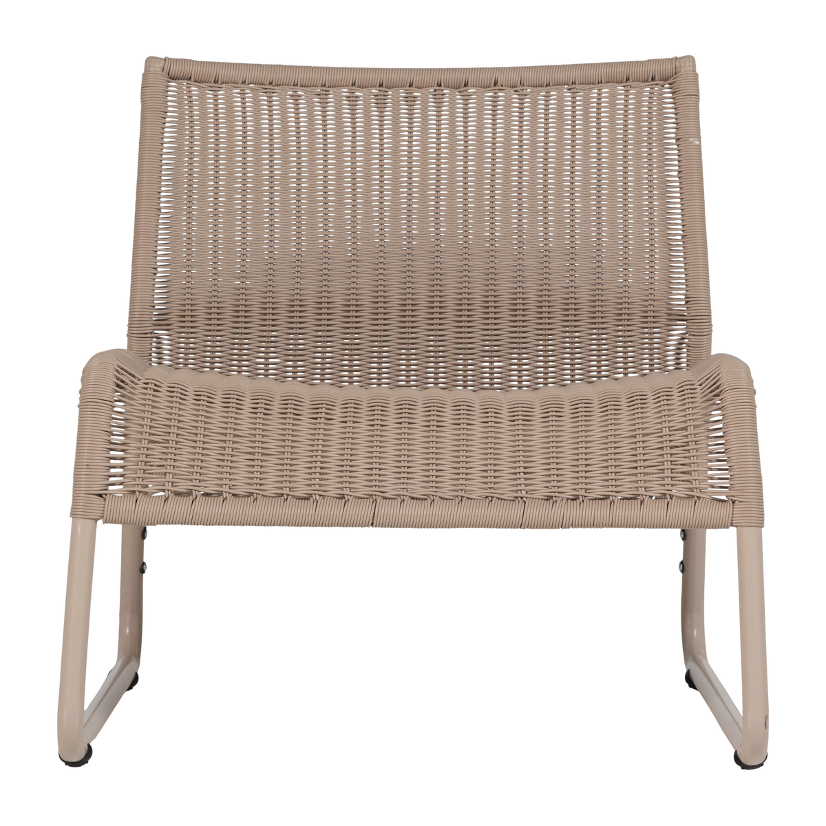 WOOOD tuin loungestoel West - Kunststof - Zand - 67x78x70