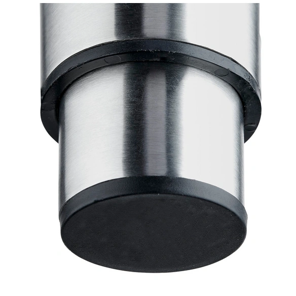 Möbelfuß, D. 60x400-600 mm, Edelstahl-Optik