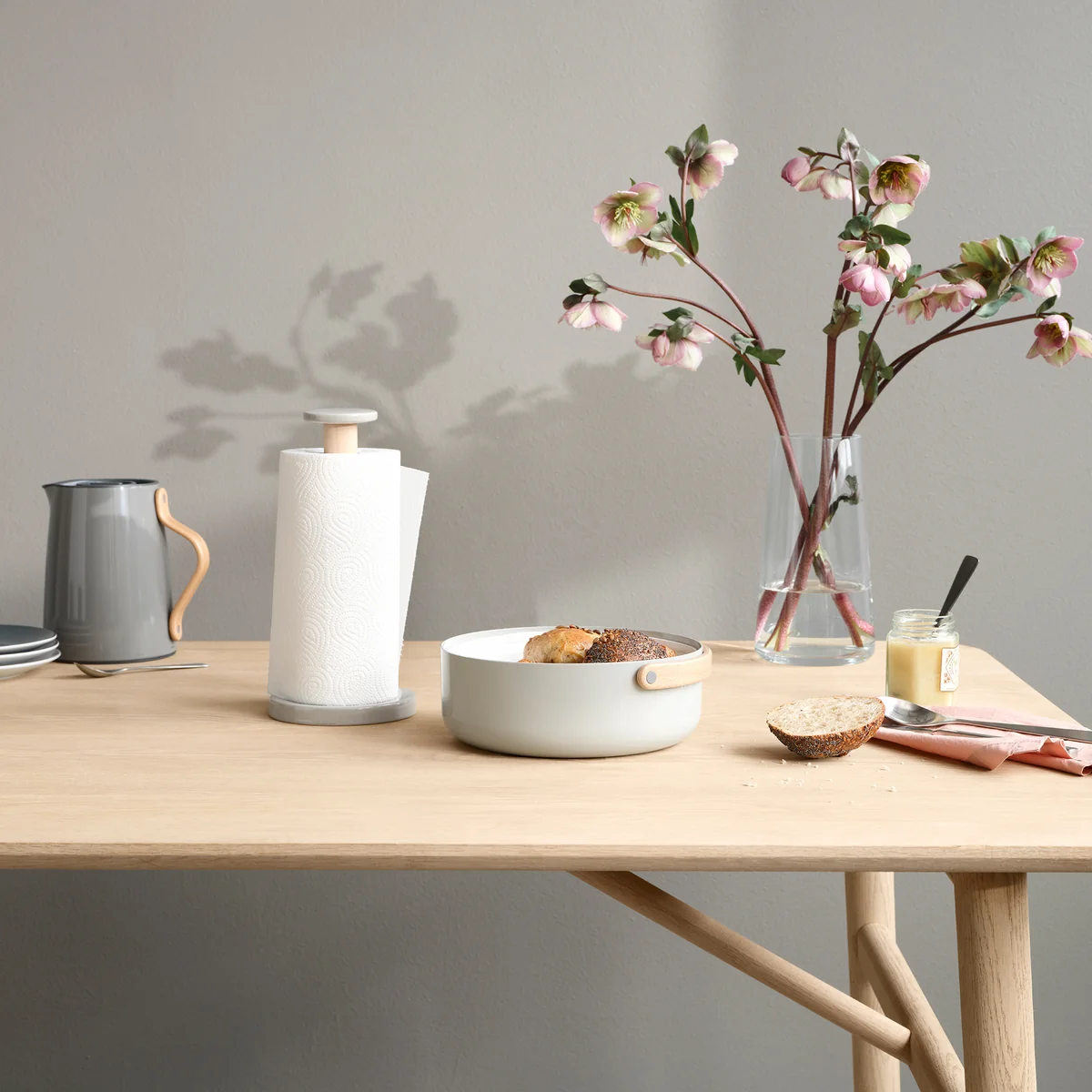 Stelton - Emma Küchenrollenhalter, grau