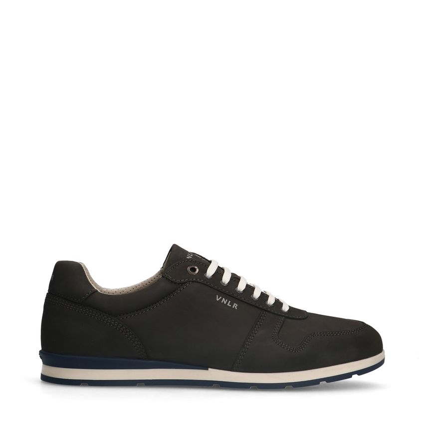 Van Lier Grijze nubuck sneakers