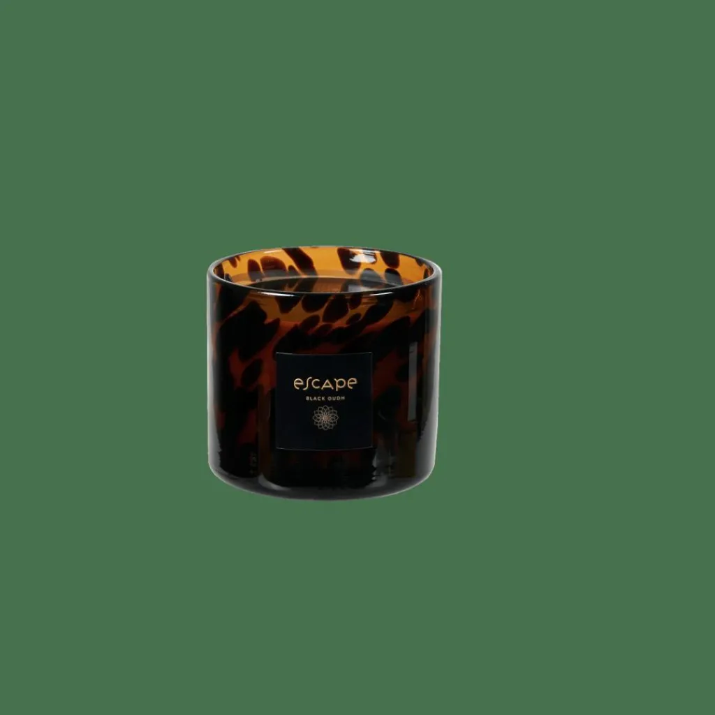 Bougies Parfumées|Bougies^CASA ESCAPE BLACK OUDH Bougie Parfumée Dans Un Verre Noir, Brun, Multicolore