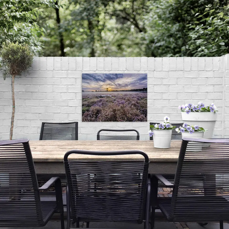 Art for the Home Lavendelveld Buitencanvas 50x70 cm