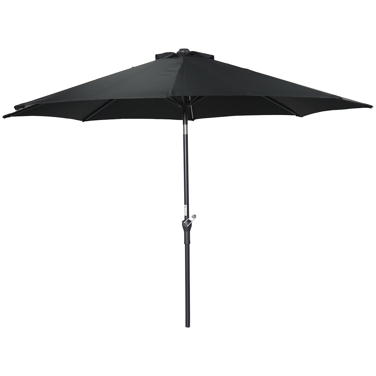 Lotus parasol - Ø300 cm - carbon black - zwart