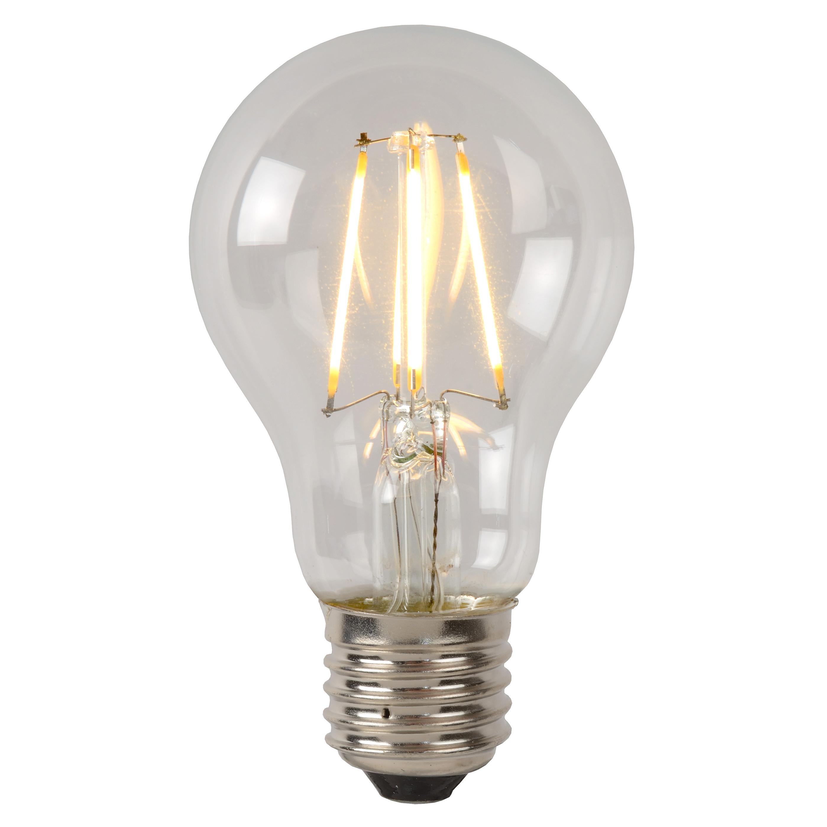 A60 LED lichtbron E27 7W 2700K A transparant niet dimbaar