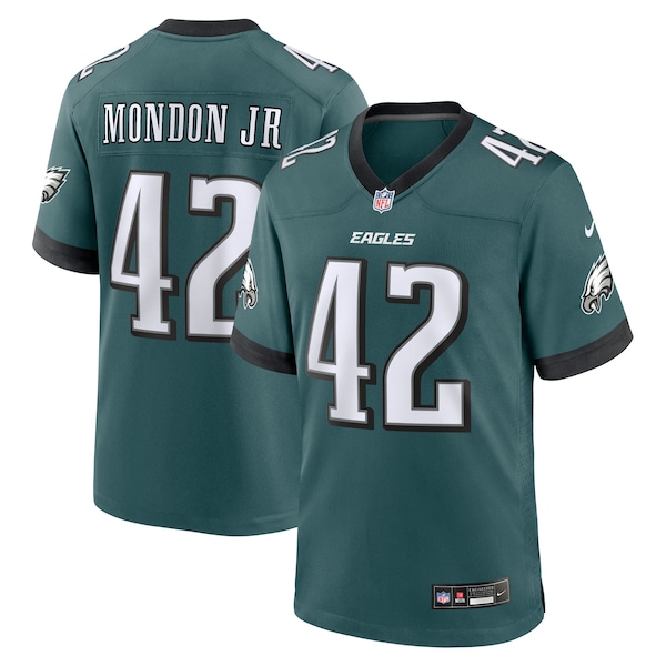 Smael Mondon Jr. Philadelphia Eagles Nike Team Game Jersey - Midnight Green