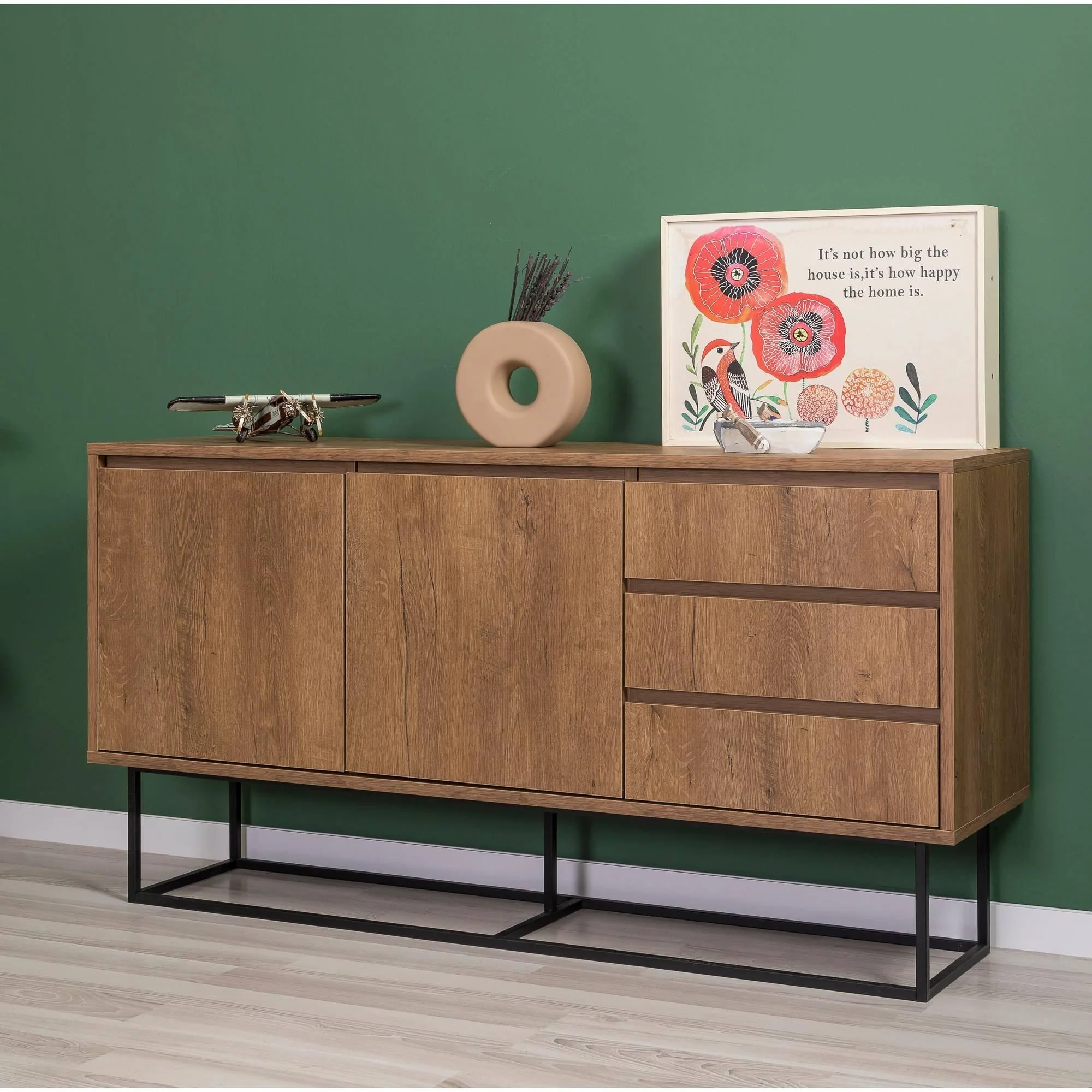 Set van TV-meubel en dressoir Laxus