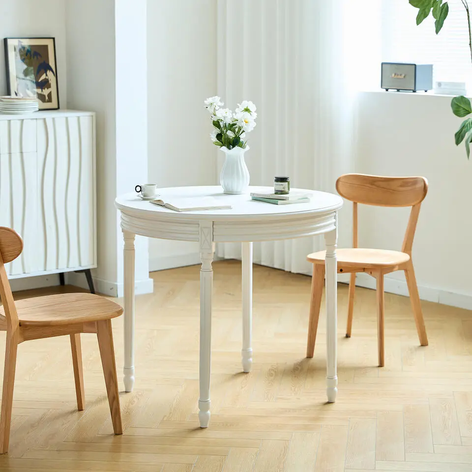 Eettafel 4 Personen Ronde Hout