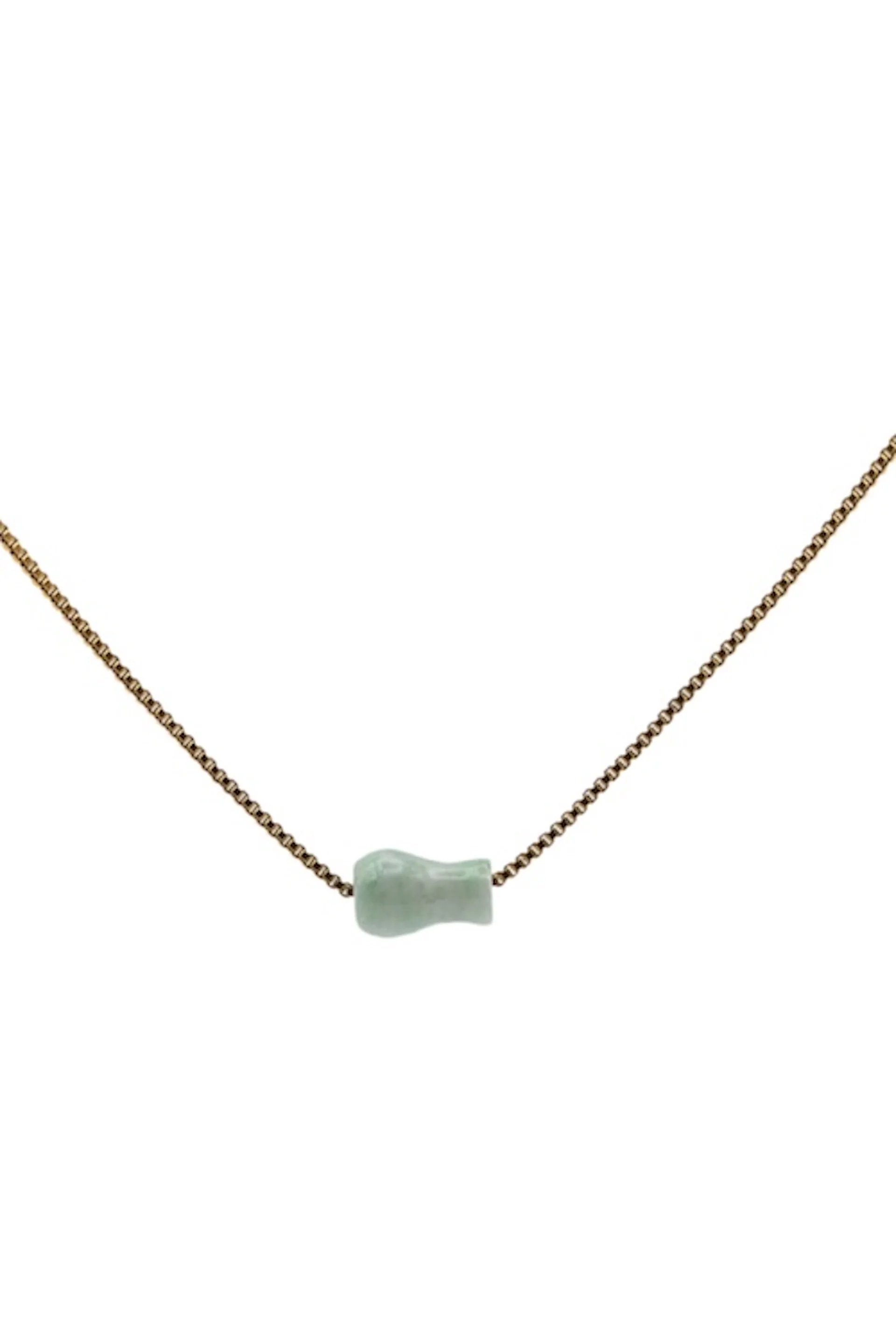 Mini Bottle — Jade Pendant Necklace