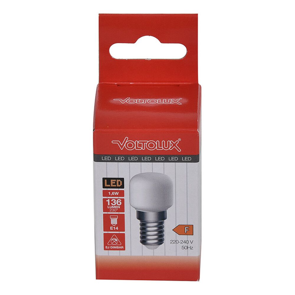 LYSPÆRE VOLTOLUX E14 1,6W 136LM LED
