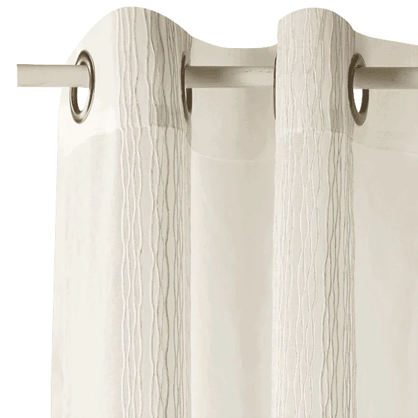 Voilage LUCID coloris beige naturel 140 x 240 cm