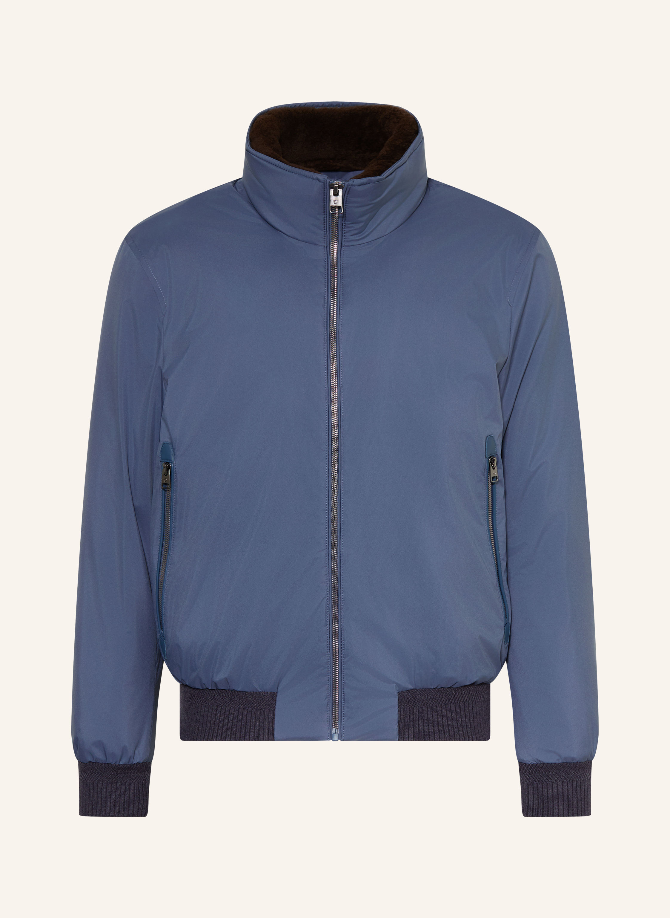 DRESSLER Blouson mit abnehmbarem Kunstfell-Kragen