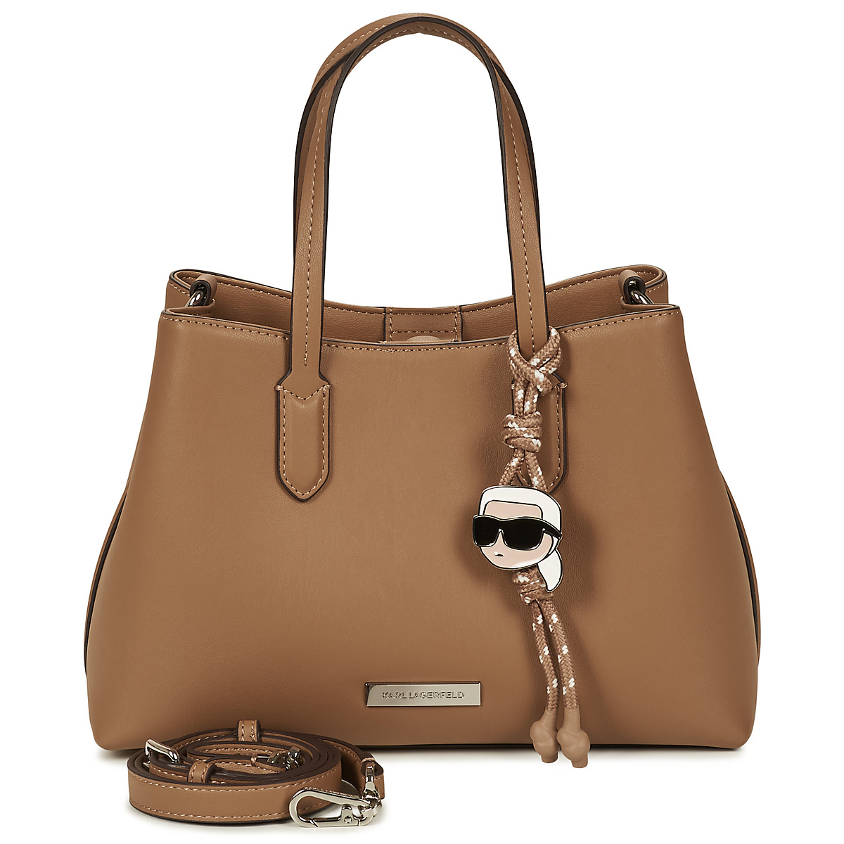 Karl Lagerfeld - IKON SMOOTH SM TOTE - Camel