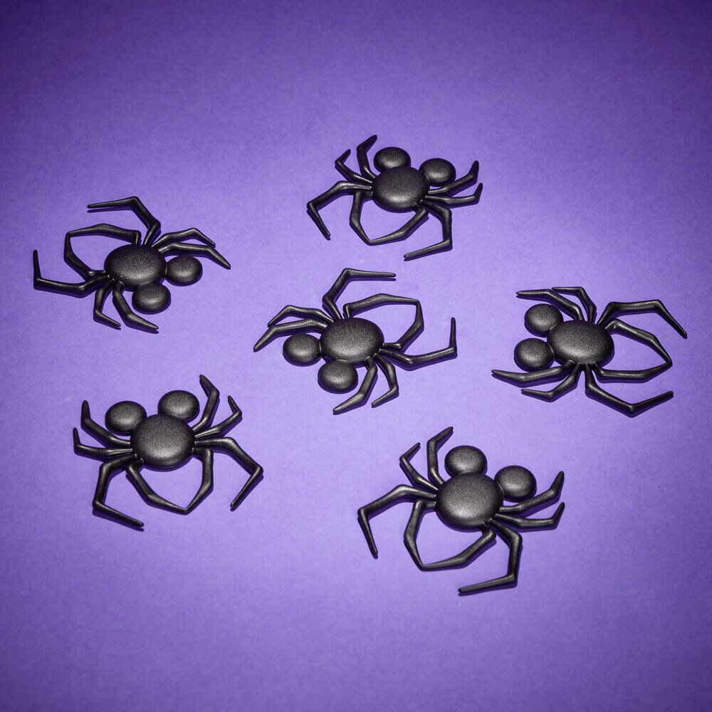 Décoration Halloween Disney araignée Mickey noire 6 pièces