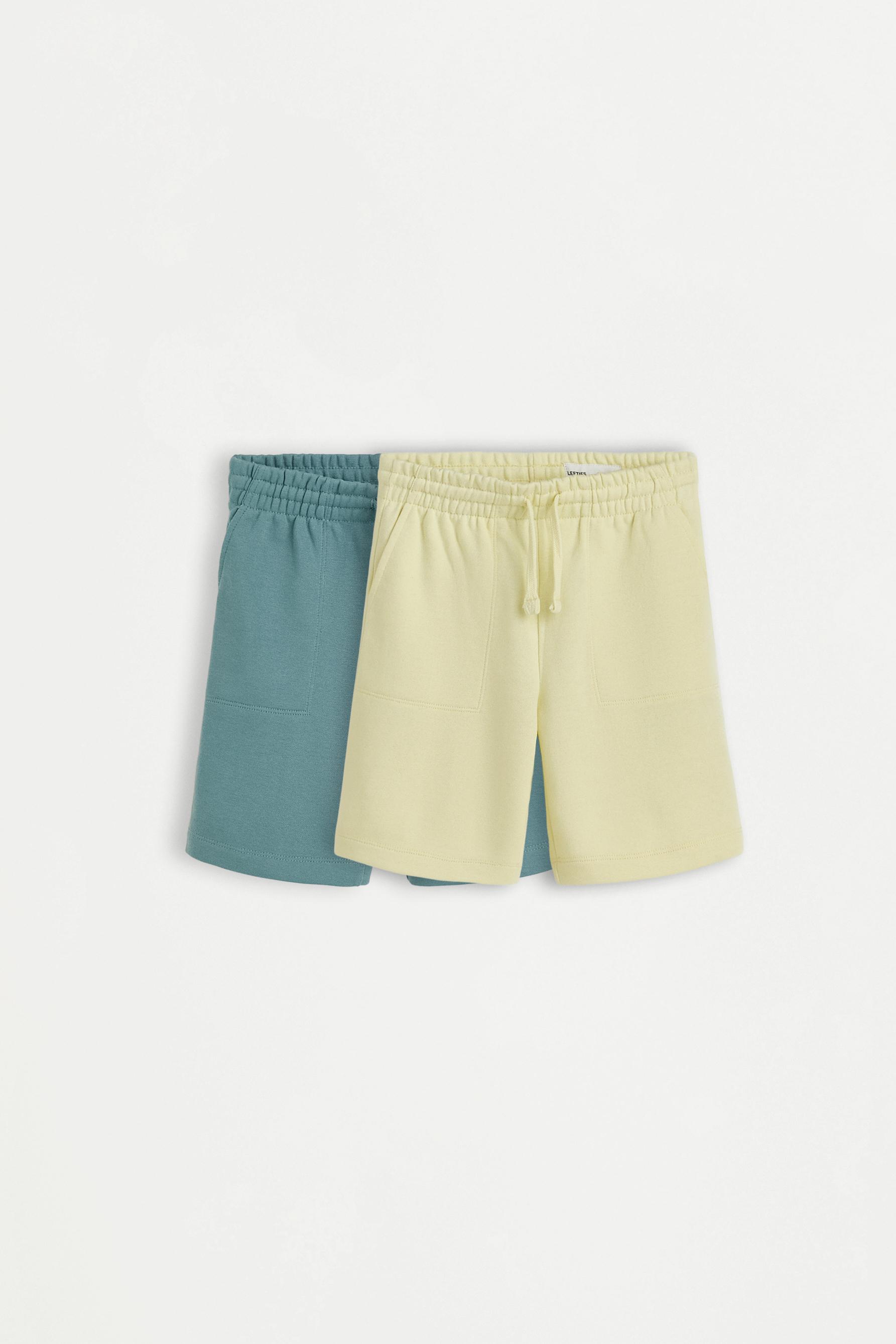 Pack 2 bermudas felpa