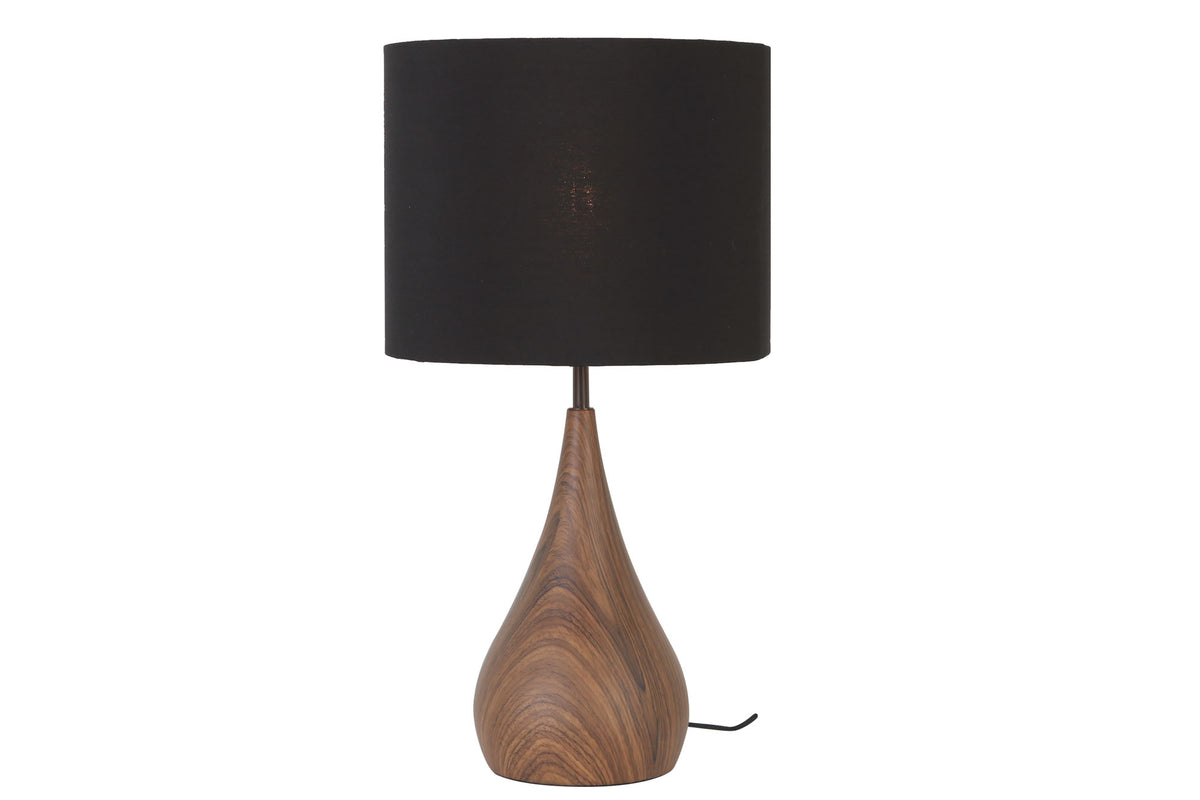 Light & Living tafellamp Svante - bruin - Ø28cm