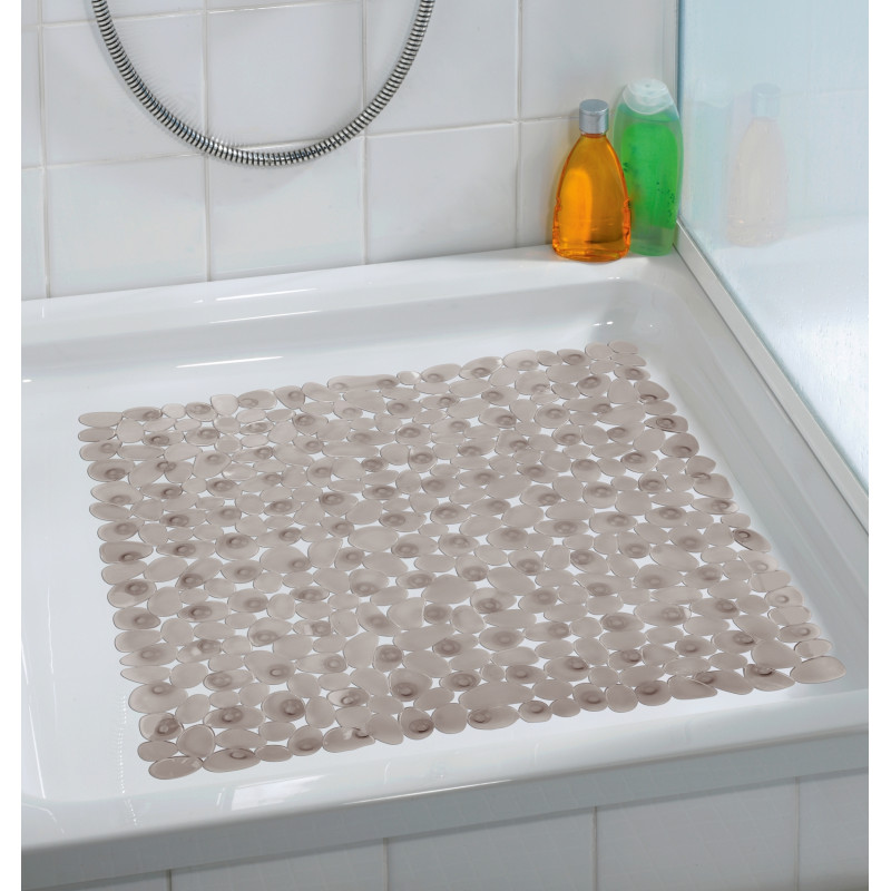 Tapis de douche Paradise taupe 54 x 54 cm WENKO