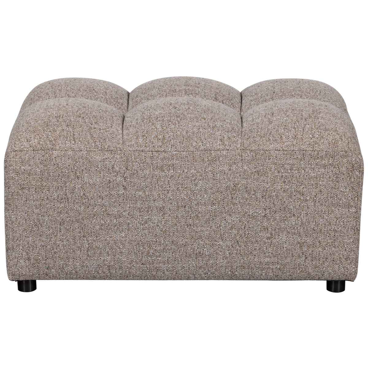 WOOOD hocker Allure - Geweven Stof - Bruin Melange