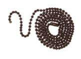 Atron Electro Industries LA409 Beaded Pull Chain, 12-in, Oil Rubbed Bronze