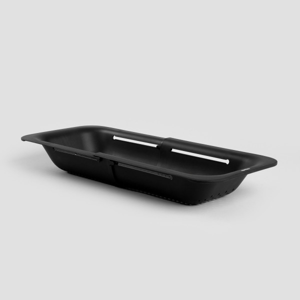 Durszlak EASY CLEAN kuchenny czarny 37x20 cm HOMLA
