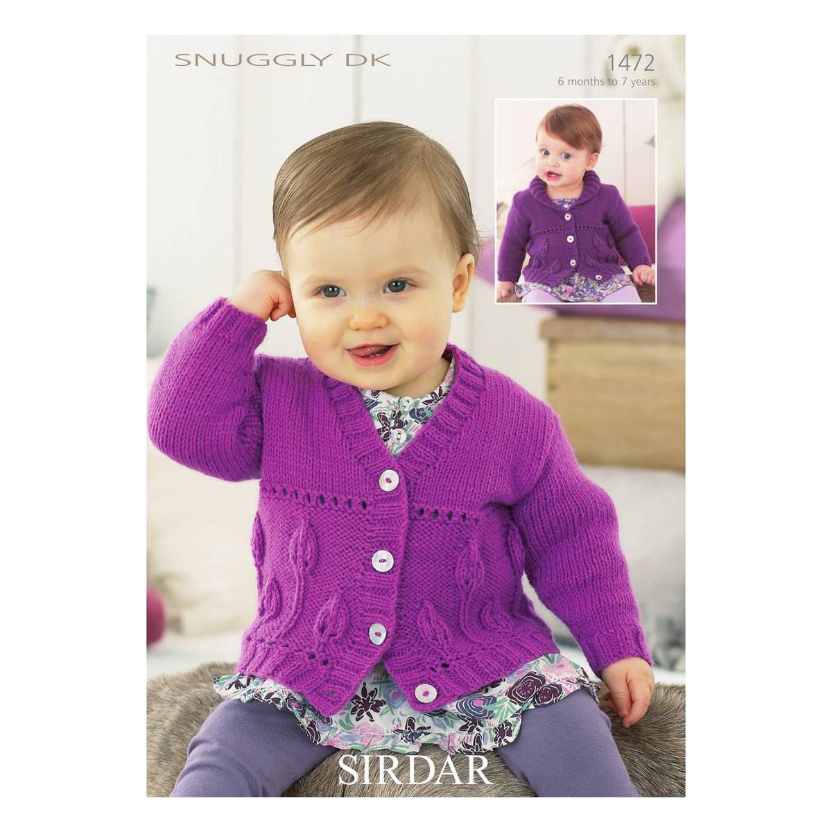 Sirdar Snuggly DK Cardigans Digital Pattern 1472