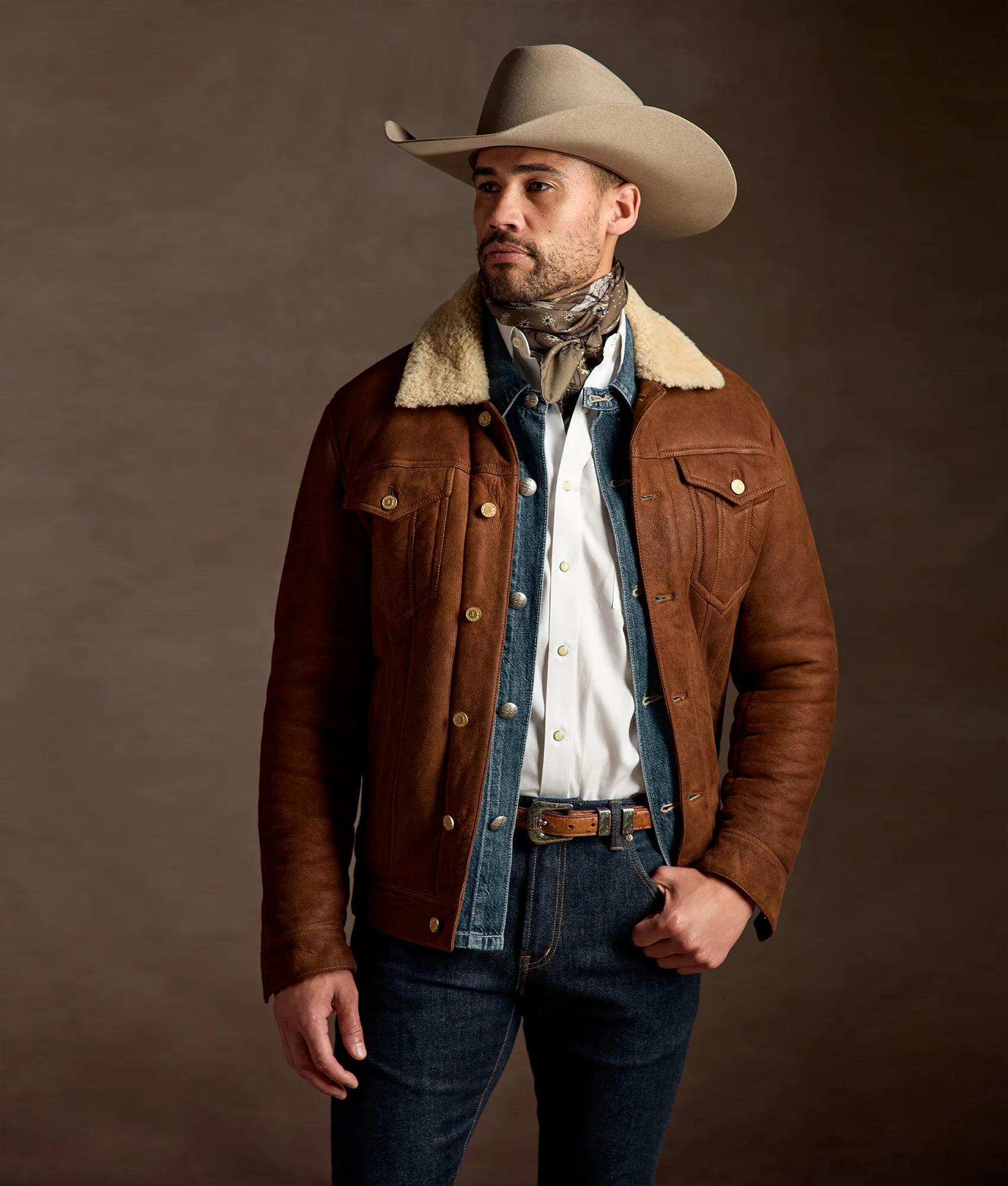 El Paso Cowboy Fit - White