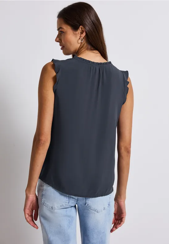 Blusentop mit Rüschen