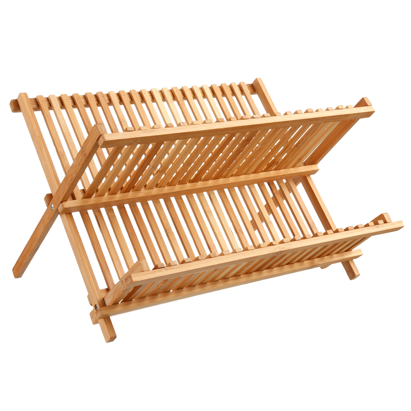 Escorredor para loiça em bambu