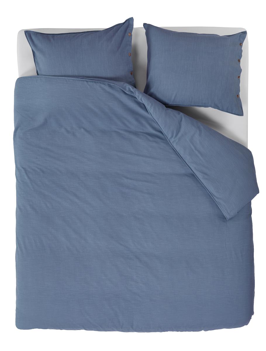 Beddinghouse Dutch Design Far Away dekbedovertrek - Effen - Lits-Jumeaux - 240x200/220 cm - Blauw Grijs