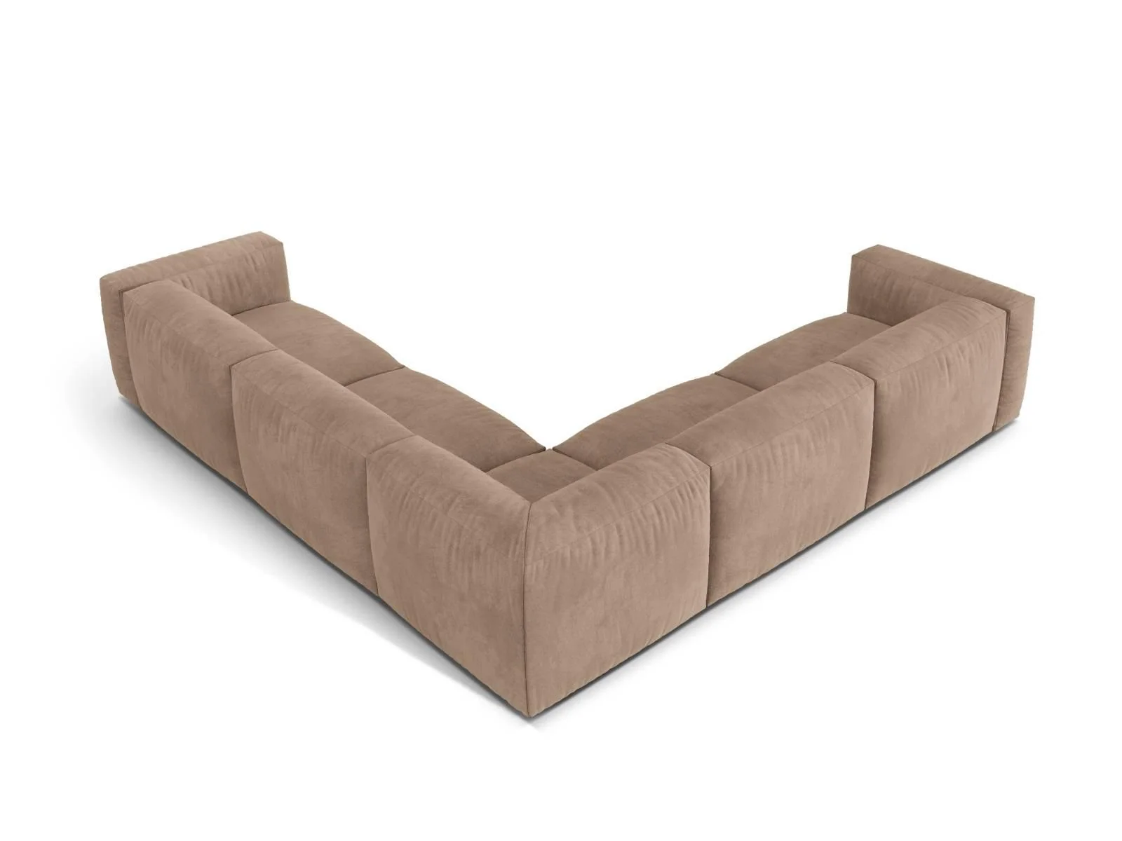 5-zits hoekbank Martina velvet