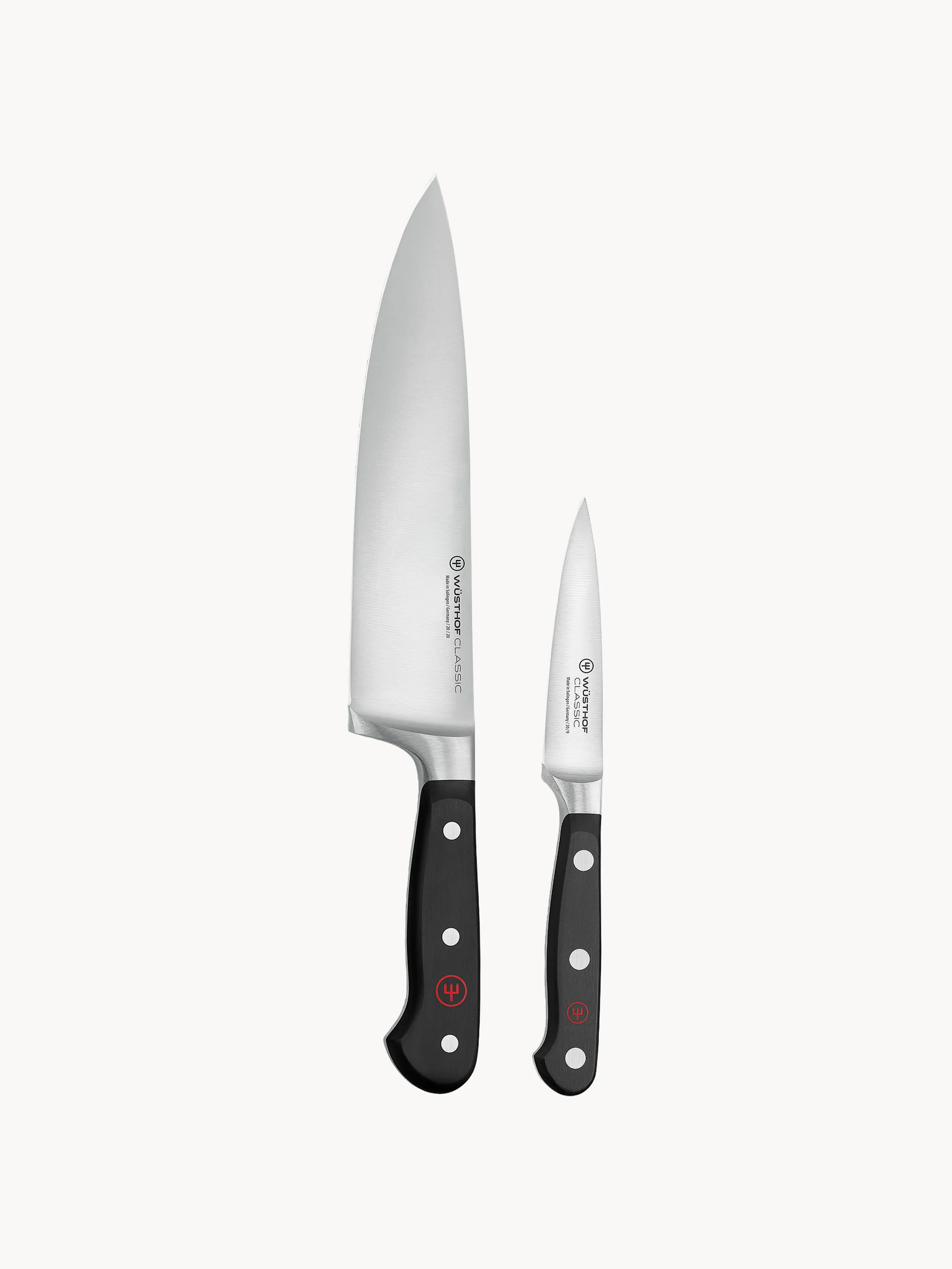 Messer-Set Classic aus Edelstahl, 2er-Set