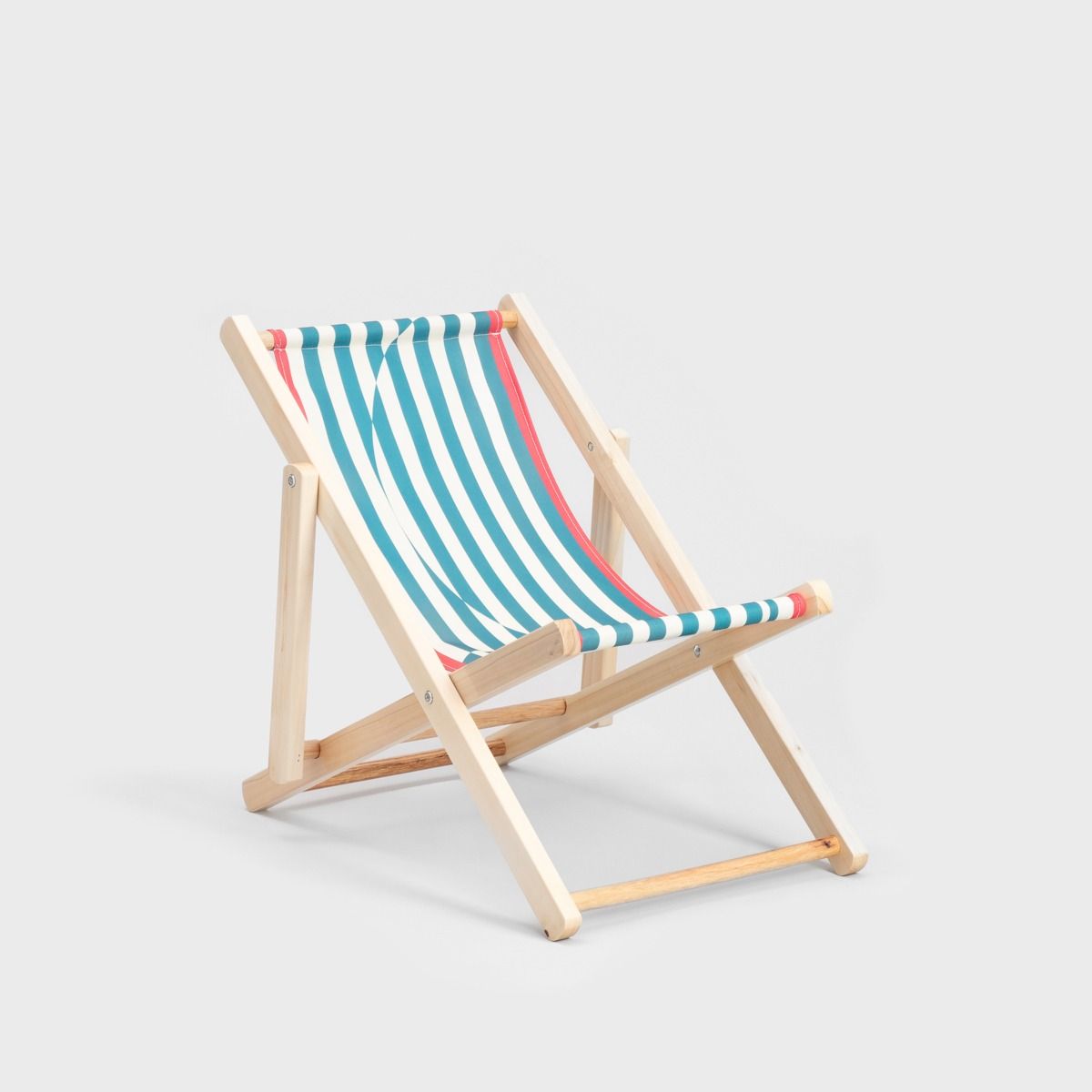 Leżak COLOR SPECTRUM drewniany mini naturalny 42x58,5x52,5