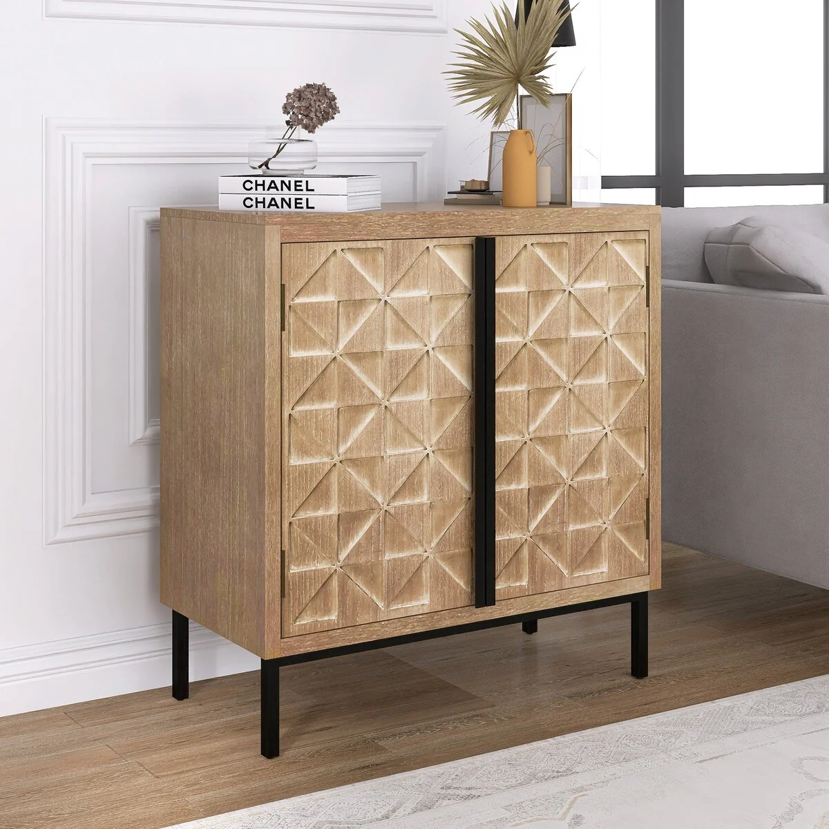 Make old styles 30 Wood 2-door Accent Cabinet in Natural