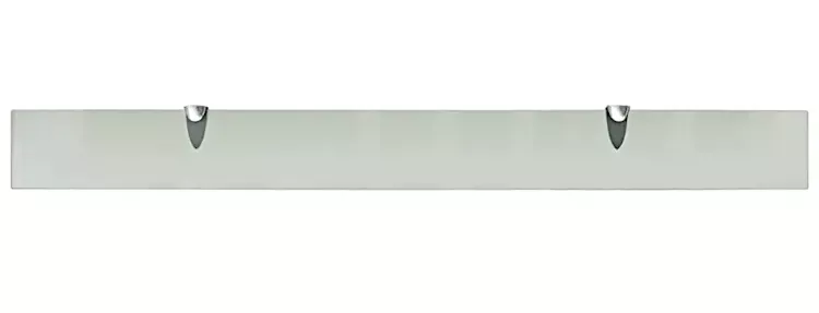 Mleczna elegancka półka szklana 100x10 - Xyreon