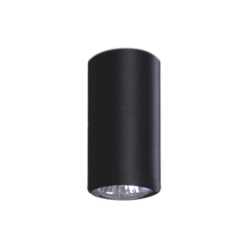 Spot okrągły czarny MILE 1xGU10x50W wym:10x6x5cm IP20 Kaja