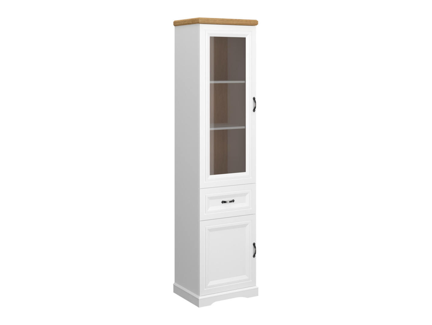 Witryna Riva 52 cm z 2 drzwiami biała