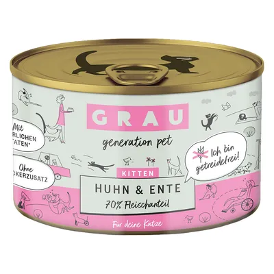 GRAU Gourmet Kitten Grain-Free 6 x 200g