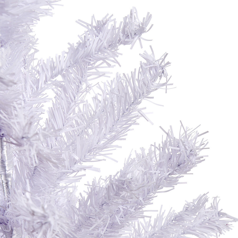Sapin artificiel blanc 80 branches Ø46xH90cm