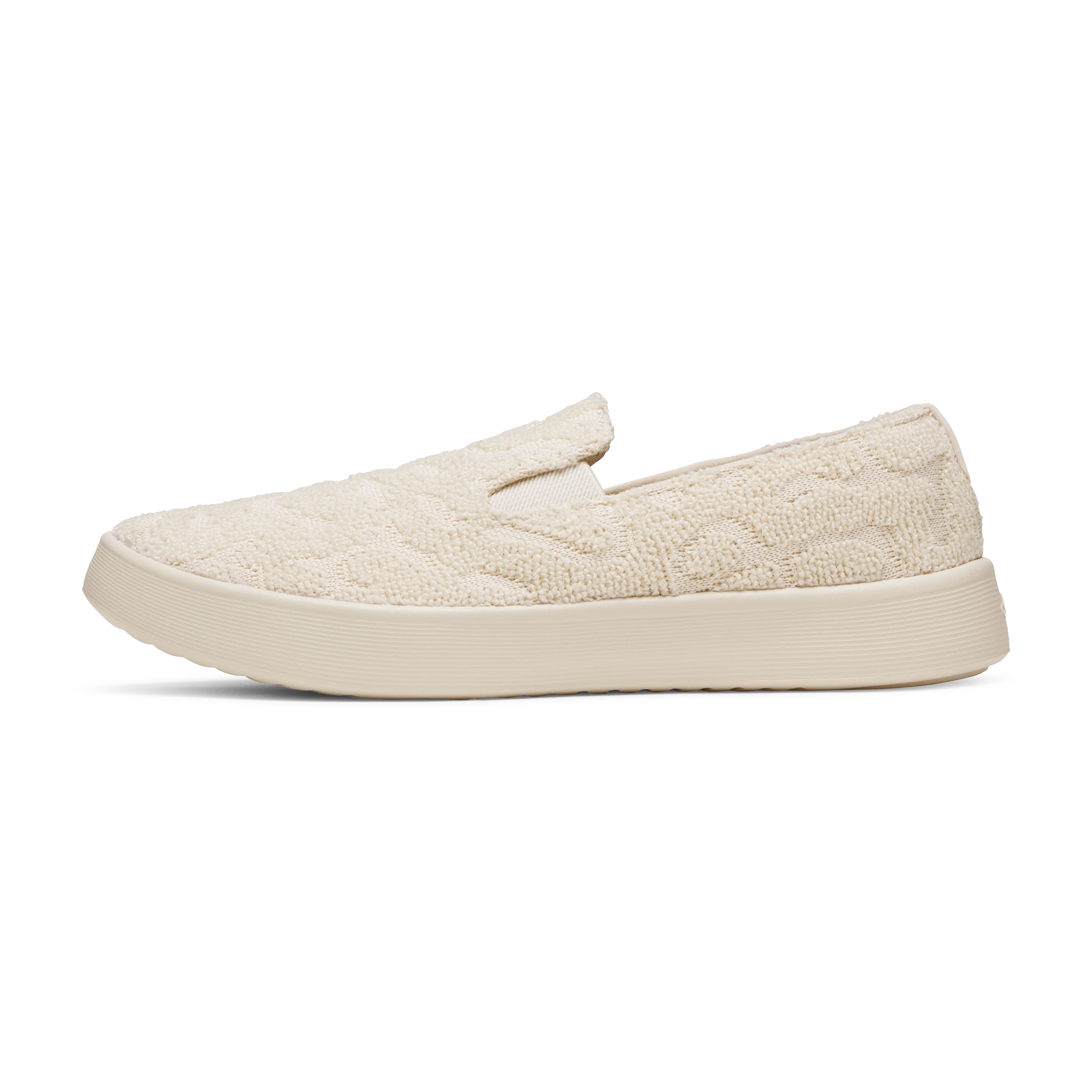 Women's Cruiser Slip On Terry - Warm White (Warm White Sole)