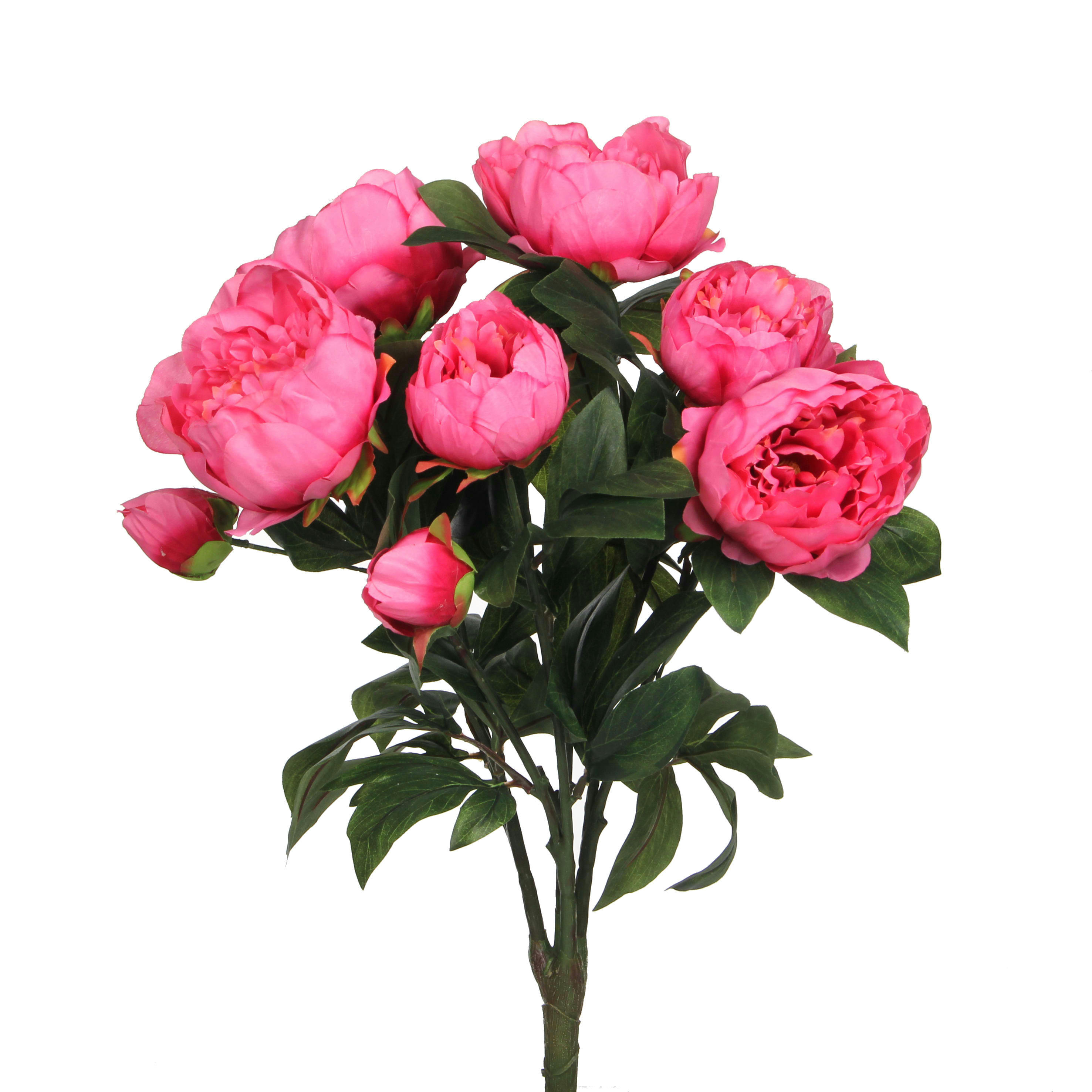 PEONY - Pivoines artificielle rose foncé