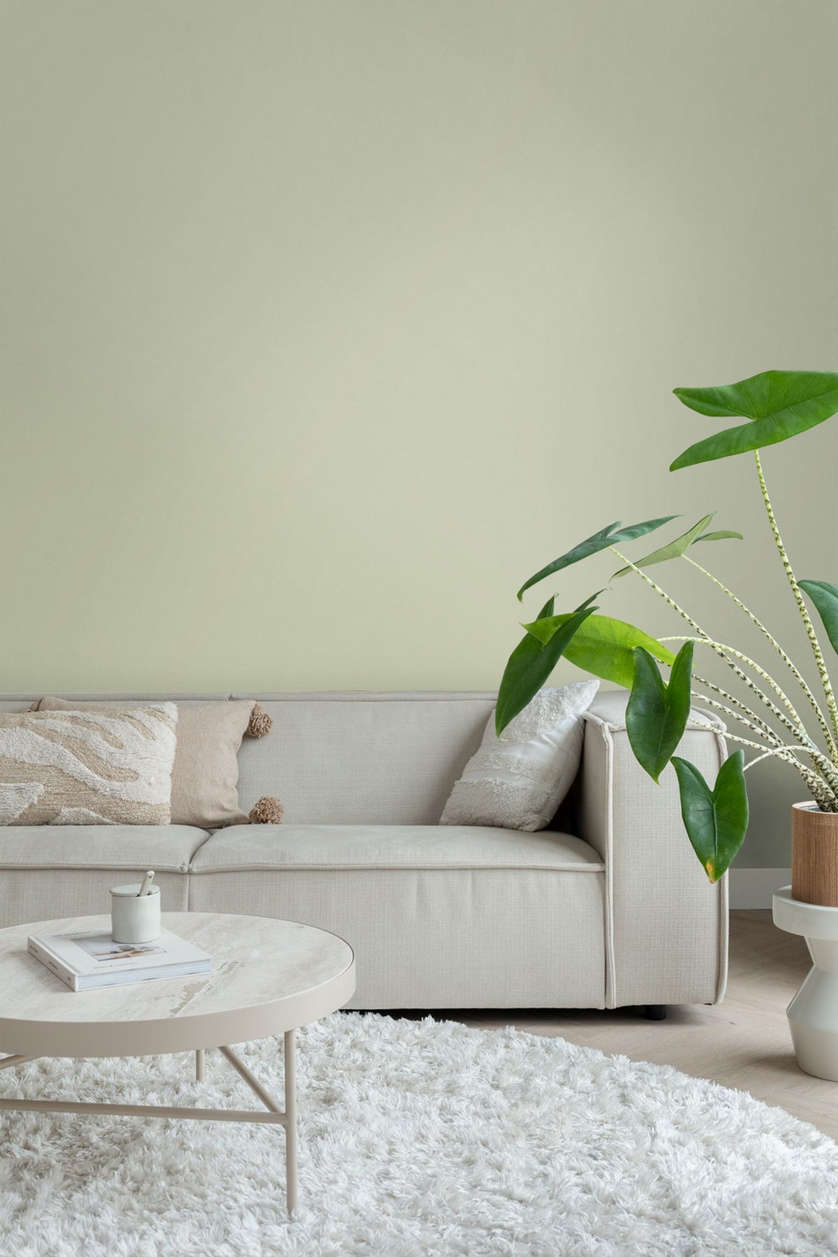 ESTAhome muurverf mat licht vergrijsd groen - 2 l / ca. 18 m² - 191020