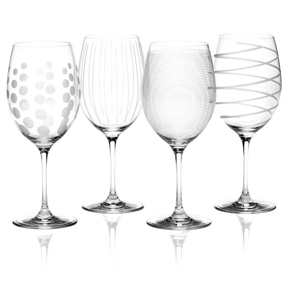 Mikasa Menaje Set Of 4 Red Wine Glasses