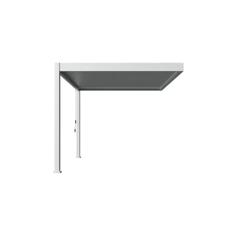 Orion Deluxe overkapping muur 300 x 400 cm wit