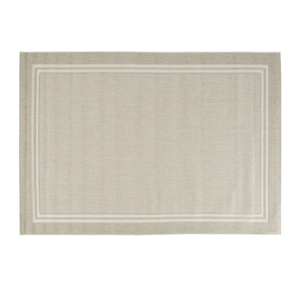 VALLAT - Tapis en polypropylène tissé beige 140X200