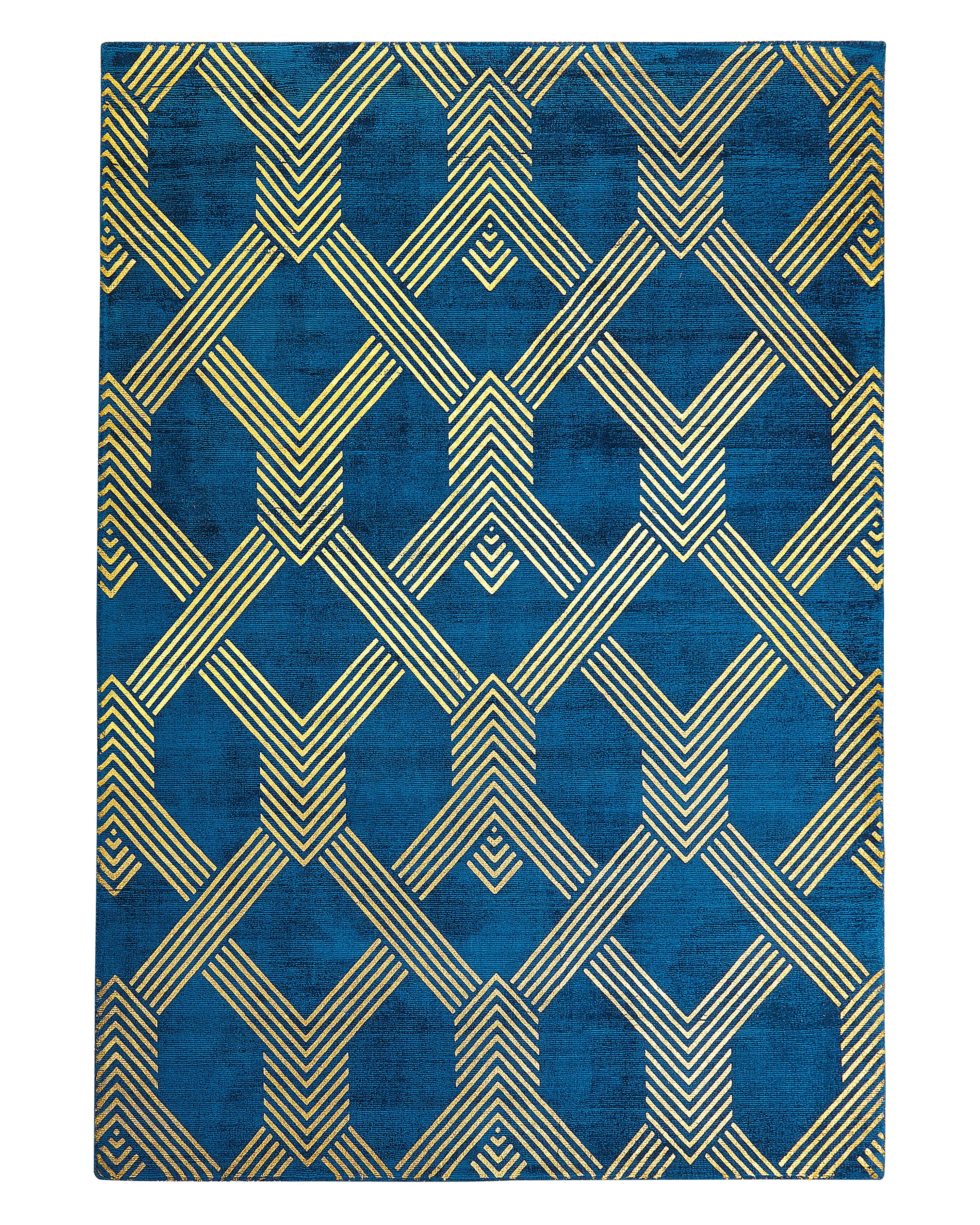 Rug VEKSE Blue 140 x 200 cm Viscose
