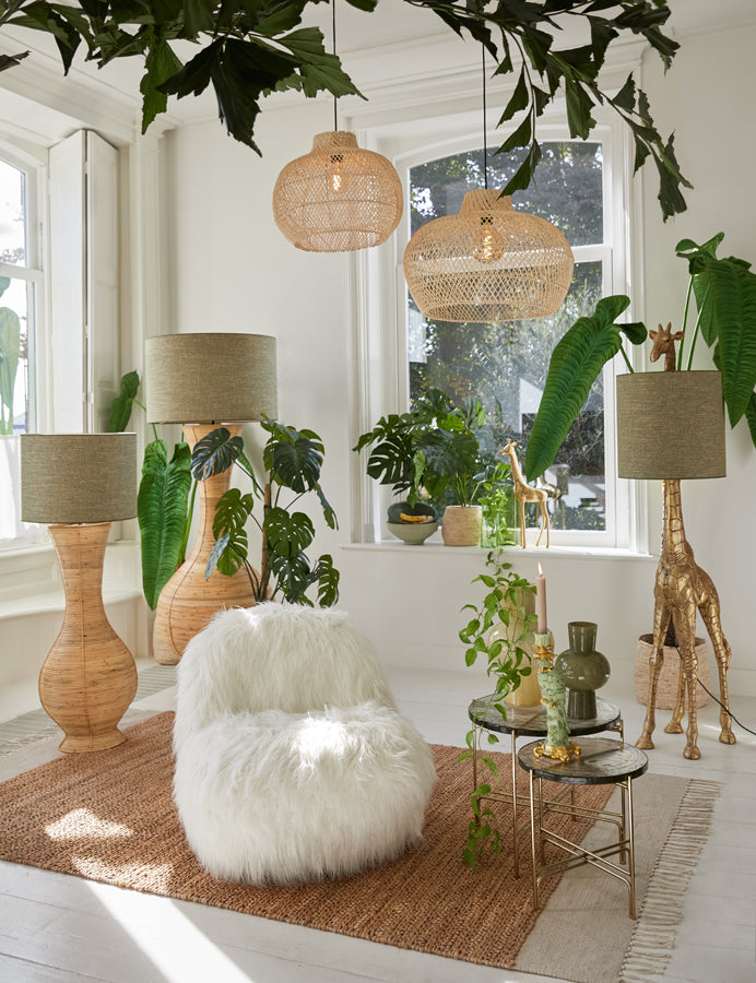 Light & Living - Vloerlamp GIRAFFE - 44x33.5x184cm - Brons
