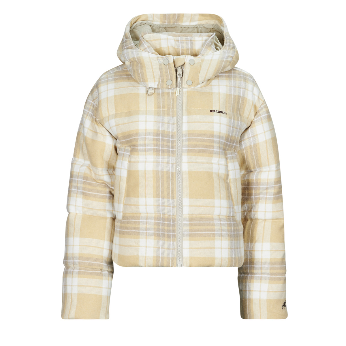 Rip Curl - ANTI-SERIES SURF CHECK PUFFER - Beige