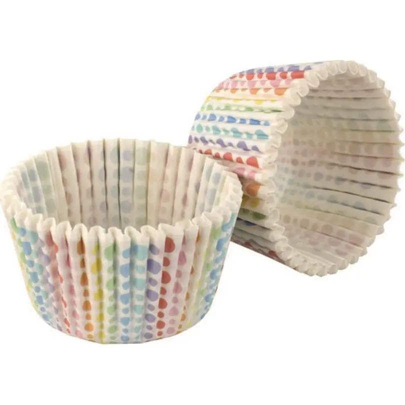 Papierförmchen Rainbow