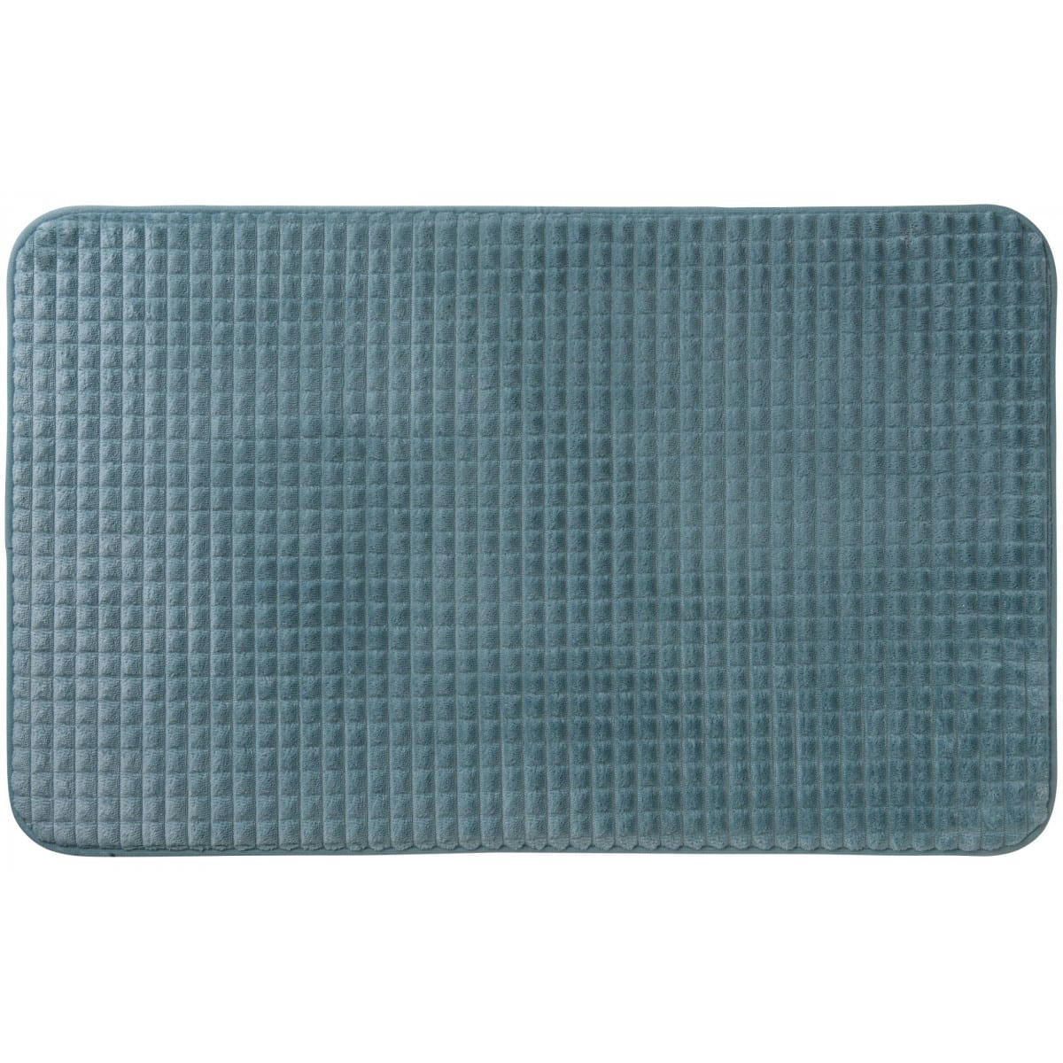 AQUA POOL - Tapis de bain mousse à mémoire de forme bleu 50x80cm