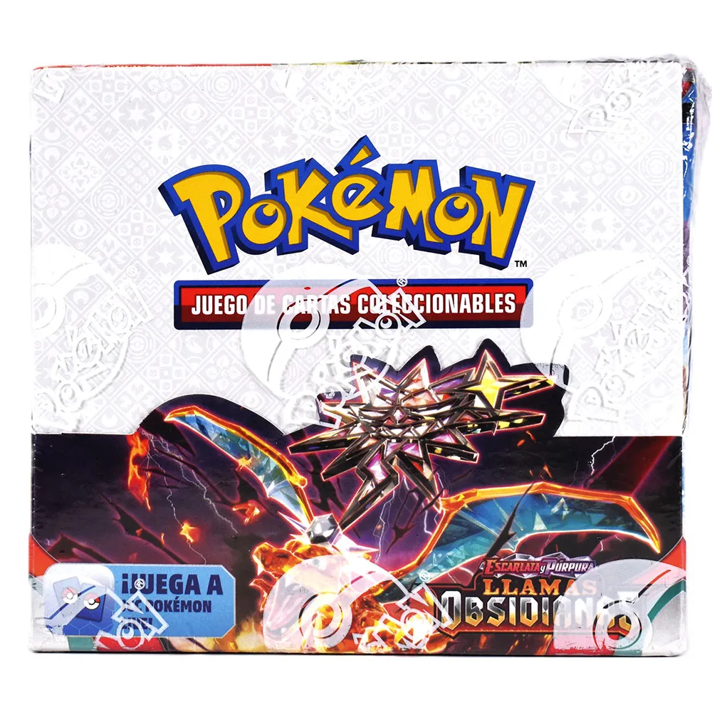 Pokemon Trading Card Game Scarlet & Violet Obsidian Flames Booster Box trading cards spanish 36 Packs